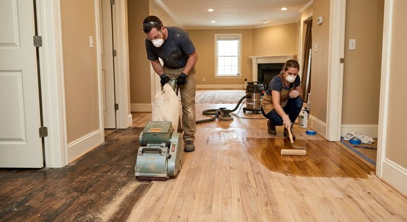 Birch Floor Refinishing in Alpharetta, GA