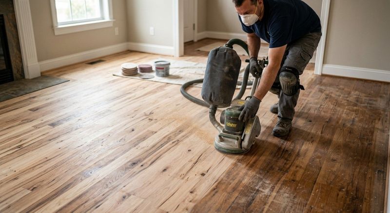 Cherry Floor Refinishing in Overland Park, KS