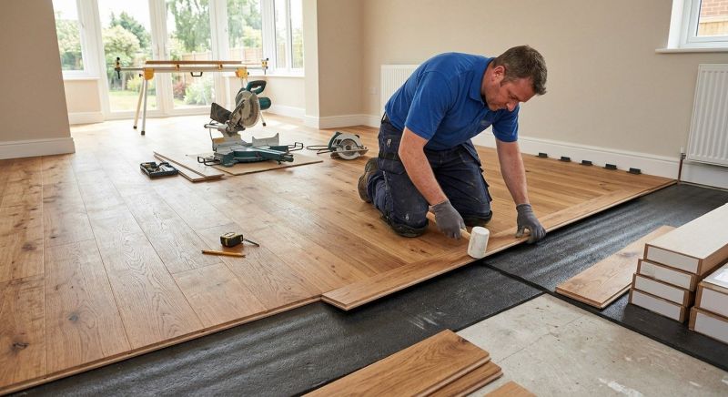 Pine Floor Installation in Austin, TX
